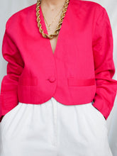 Load image into Gallery viewer, Pink cropped vest