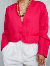 Load image into Gallery viewer, Pink cropped vest