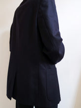 Load image into Gallery viewer, "Dahlia" dark blue blazer