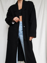 Load image into Gallery viewer, "Anastasia" black coat