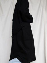 Load image into Gallery viewer, "Anastasia" black coat