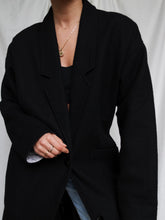 Load image into Gallery viewer, "Anastasia" black coat
