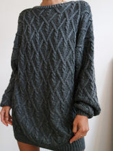 Load image into Gallery viewer, "Reira" Maxi grey knit