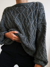 Load image into Gallery viewer, "Reira" Maxi grey knit