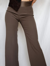 Load image into Gallery viewer, Brown flare pants
