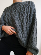 Load image into Gallery viewer, "Reira" Maxi grey knit