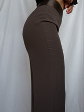 Load image into Gallery viewer, Brown flare pants