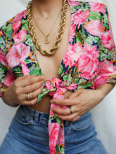Load image into Gallery viewer, "Flowa powa" wrap shirt