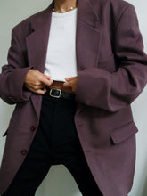 Load image into Gallery viewer, "Auber" cashmere and wool blazer