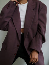 Load image into Gallery viewer, "Auber" cashmere and wool blazer