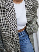 Load image into Gallery viewer, "Vichy" houndstooth blazer