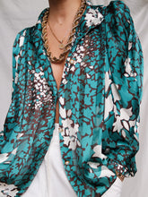 Load image into Gallery viewer, "Orchid" printed blouse