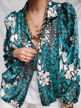 Load image into Gallery viewer, "Orchid" printed blouse