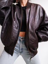 Load image into Gallery viewer, "Bomba" leather bombers