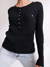 Load image into Gallery viewer, "Zohra" Black knit