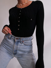 Load image into Gallery viewer, "Zohra" Black knit