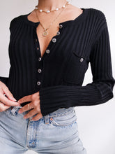Load image into Gallery viewer, "Zohra" Black knit
