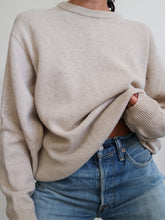 Load image into Gallery viewer, "Sand" lambswool knit