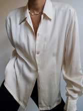 Load image into Gallery viewer, "Ivory" silk shirt