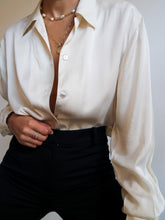Load image into Gallery viewer, "Ivory" silk shirt