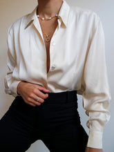 Load image into Gallery viewer, "Ivory" silk shirt