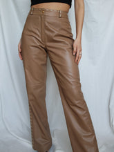 Load image into Gallery viewer, ELEGANCE PARIS leather pants