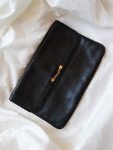 Load image into Gallery viewer, Black clutch bag