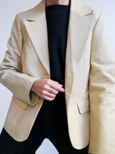 Load image into Gallery viewer, "Chloé" leather blazer