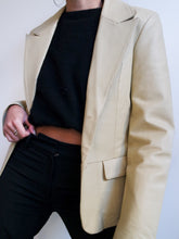 Load image into Gallery viewer, "Chloé" leather blazer