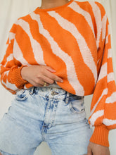 Load image into Gallery viewer, "Heat waves" knitted jumper