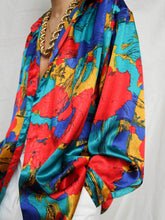 Load image into Gallery viewer, "Firework" satin blouse