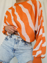 Load image into Gallery viewer, "Heat waves" knitted jumper
