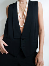 Load image into Gallery viewer, "Butler" black vest