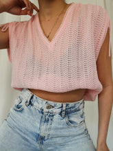 Load image into Gallery viewer, Pink knitted top