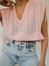 Load image into Gallery viewer, Pink knitted top
