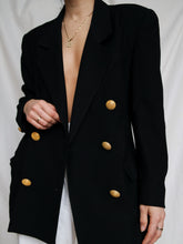 Load image into Gallery viewer, "Robyn" black blazer