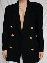 Load image into Gallery viewer, "Robyn" black blazer