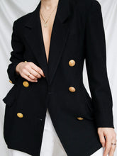 Load image into Gallery viewer, "Robyn" black blazer
