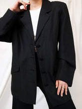 Load image into Gallery viewer, Black Linen Blazer