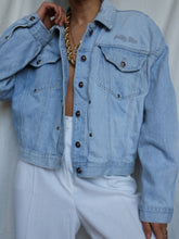 Load image into Gallery viewer, BETTY blue denim jacket