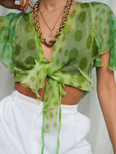 Load image into Gallery viewer, "Esme" polkat dot top