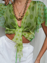 Load image into Gallery viewer, "Esme" polkat dot top