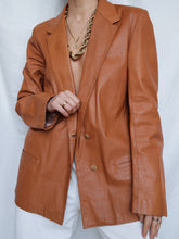 Load image into Gallery viewer, "Carmen" Leather blazer