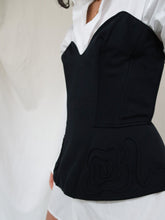Load image into Gallery viewer, "Lina" black corset
