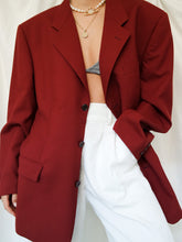 Load image into Gallery viewer, "Burgundy" blazer