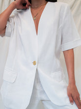 Load image into Gallery viewer, "Hamptons" white vest