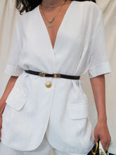 Load image into Gallery viewer, "Hamptons" white vest