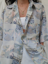 Load image into Gallery viewer, "Nefertiti" silk shirt