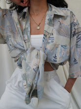 Load image into Gallery viewer, "Nefertiti" silk shirt