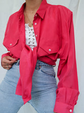 Load image into Gallery viewer, "Alessa" silk shirt